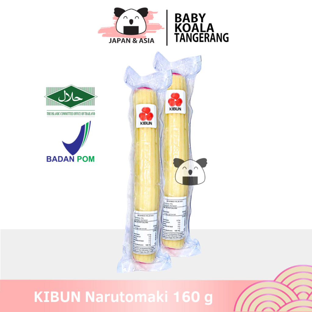 

NARUTOMAKI Fish cake 160 g │ Kamaboko Pasta Ikan Import Surimi Topping Ramen -BKT