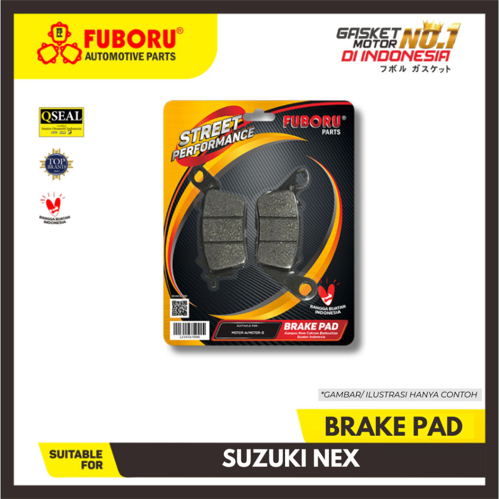 KAMPAS REM DEPAN NEX FUBORU