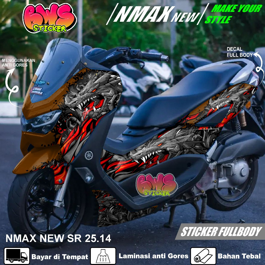 COD Decal Sticker Full Body All New Nmax Tahun 2020 2021 2022 2023 2024 Sticker Full Body Nmax New M