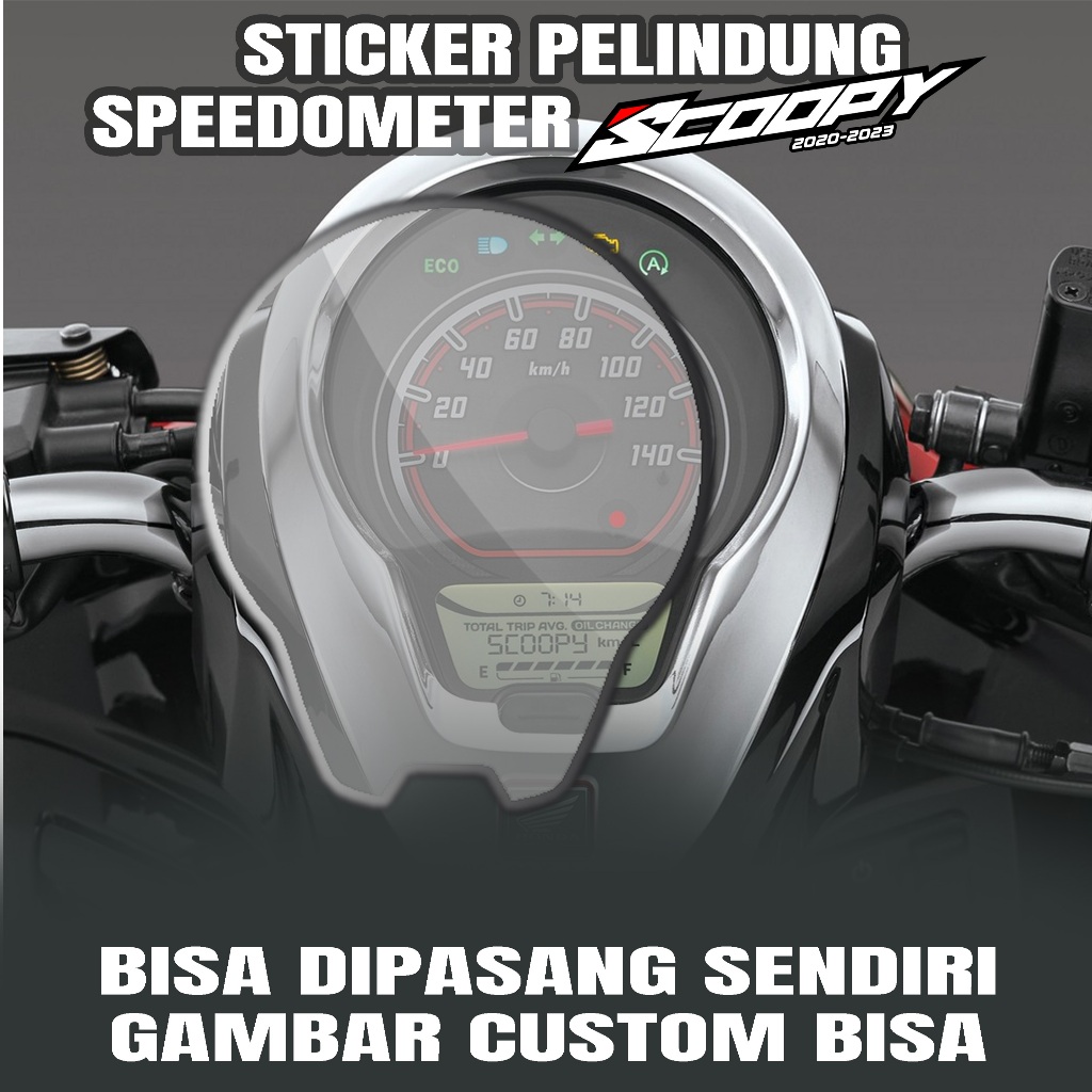 STICKER ANTI GORES SPEEDOMETER SCOOPY PRESTIGE - STICKER PELINDUNG SPEEDOMETER SCOOPY PRESTIGE