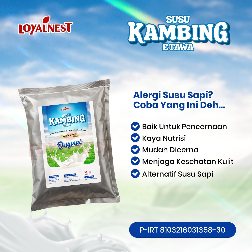 

Susu Kambing Etawa Loyalnest 500gr