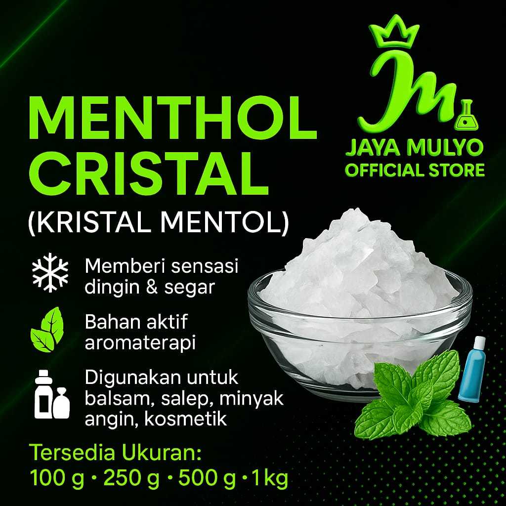 Menthol Crystal 1KG / Mentol Kristal / Menthol Kristal