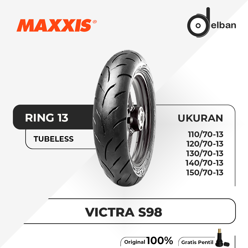 BAN MOTOR NMAX MAXXIS VICTRA Ring 13 TUBELESS DEPAN BELAKANG NMAX