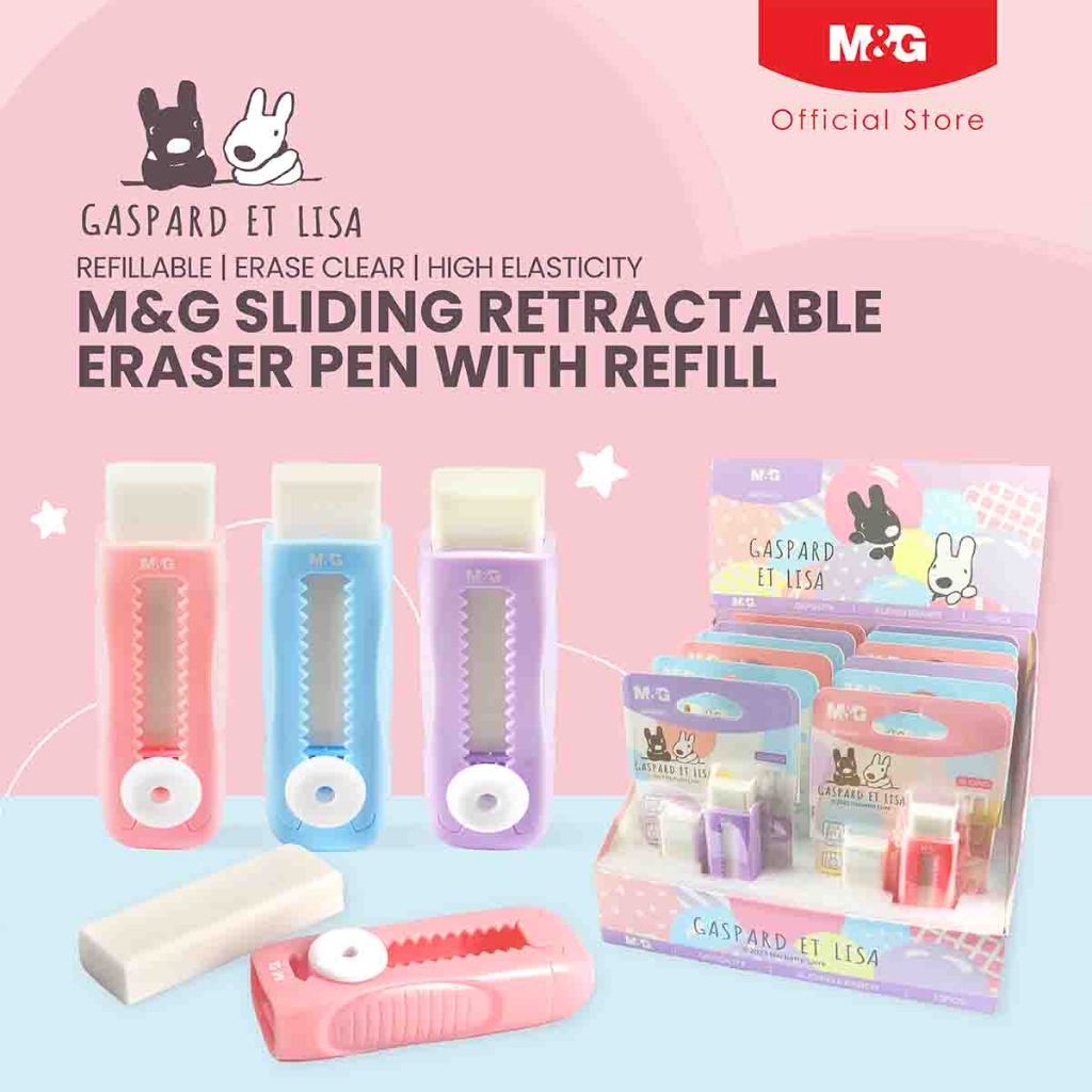 

M&G GASPARD ET LISA SLIDING ERASER