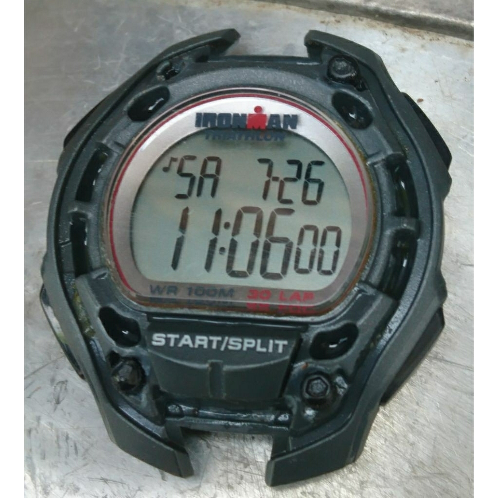 Kepala Timex Ironman Triathlon T5K417 Bekas Minus Bezel Hilang