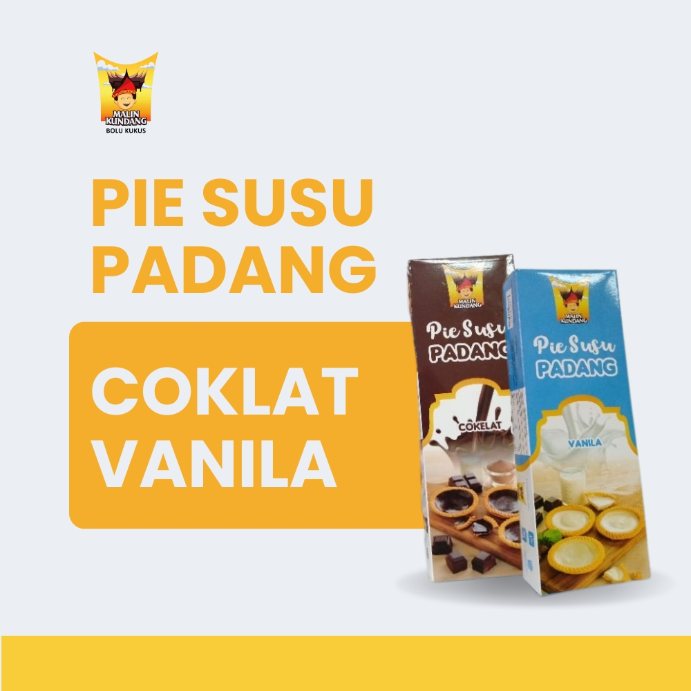 

MALIN KUNDANG - Pie Susu Padang (Coklat, Vanila)