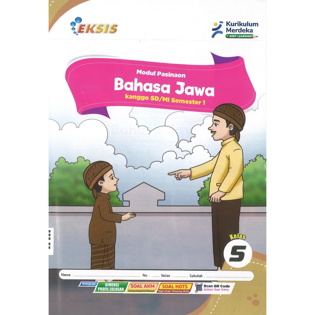 LKS Eksis Bahasa Jawa Kelas 5 SD Semester 1 Kurikulum Merdeka Tahun Ajaran 2025/2026