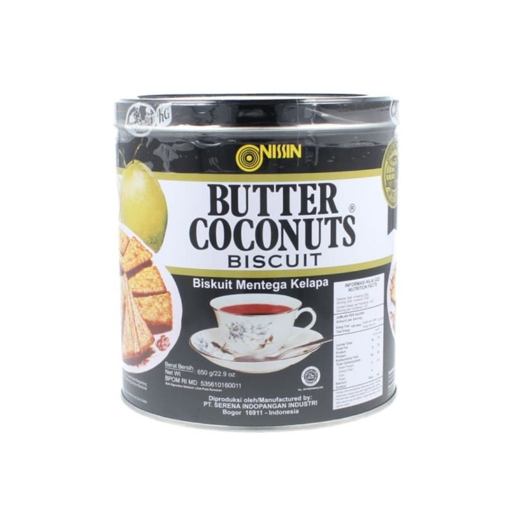 

nissin butter coconut tin 650 gr