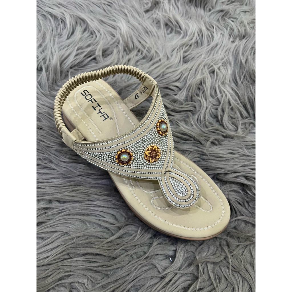 sendal sofiya wedges tinggi 5 cm