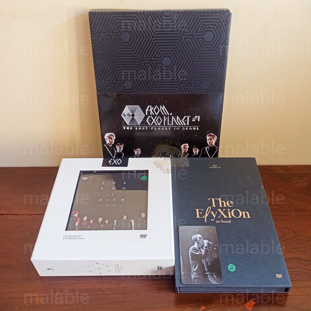 EXO DVD Concert The Lost Planet Exordium Elyxion