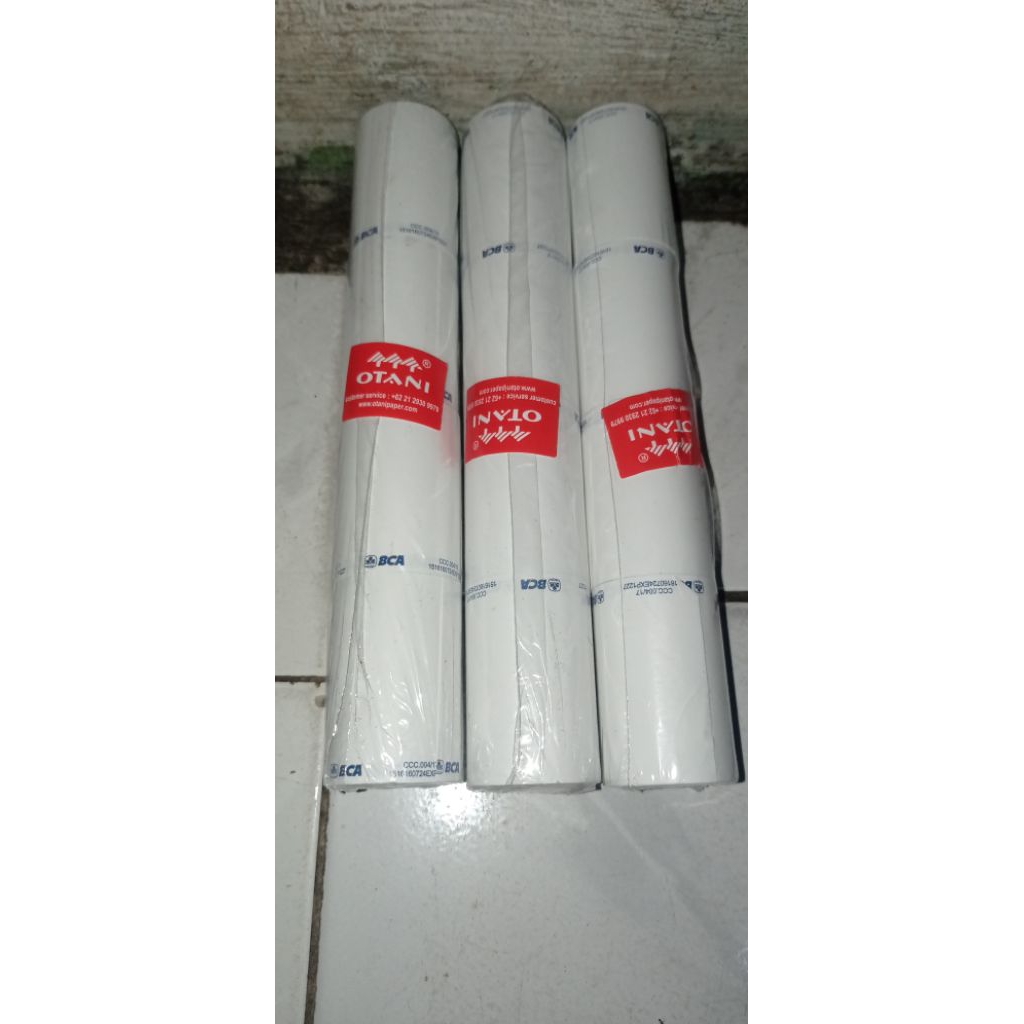 

kertas thermal roll kasir ( mrek BCA ) kualitas bagus dan terpercaya