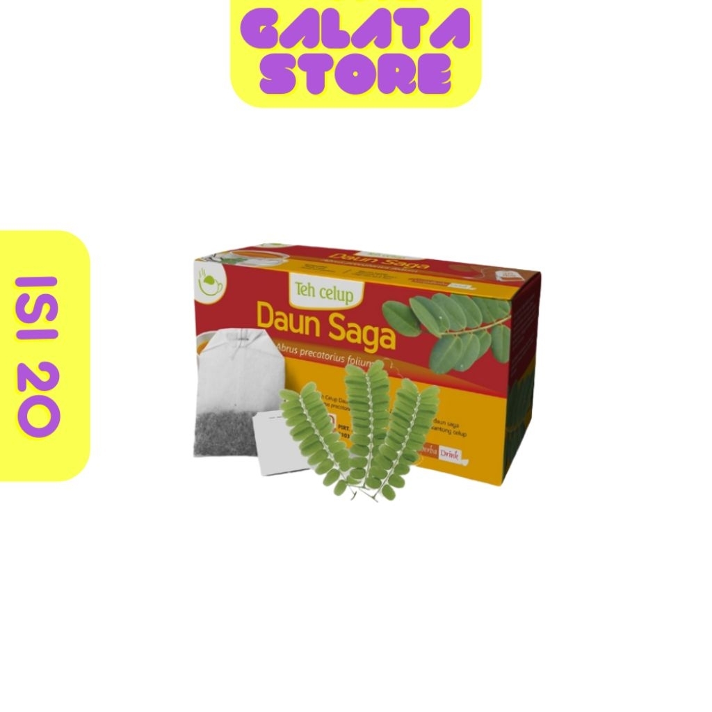 

TEH DAUN SAGA isi 20 Kantong