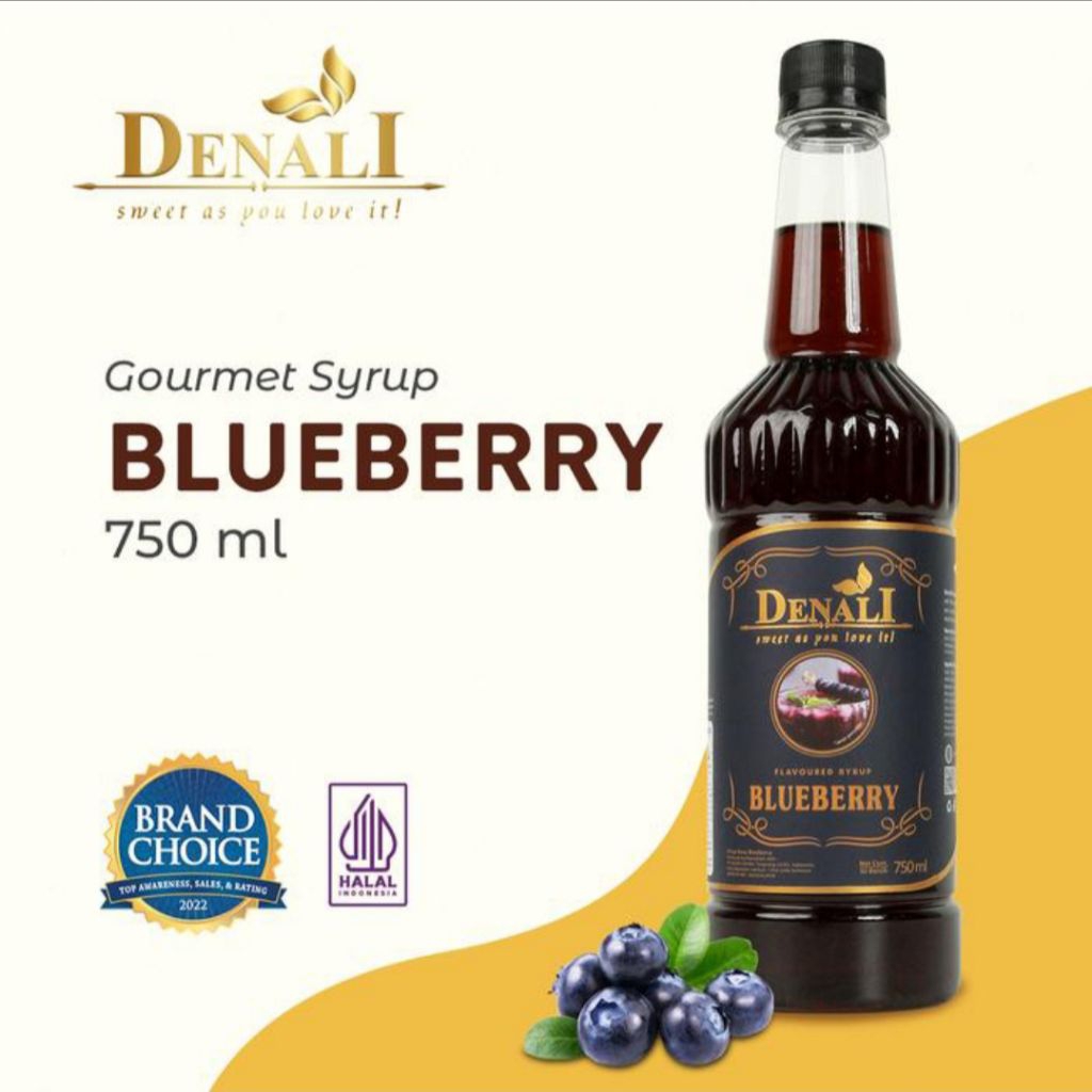 

DENALI SYRUP BLUEBERRY 750 ml