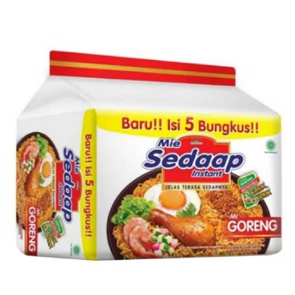 

Free Packing Kardus Mie Sedaap Sedap Instant Instan Mi Goreng Banded Banned 5 pack