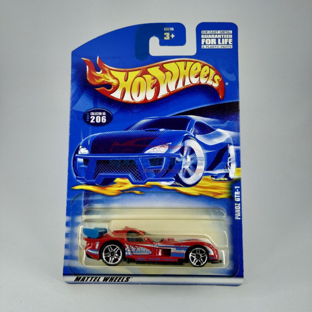 Hot Wheels 2001 - Panoz GTR-1 Red --US CARD--