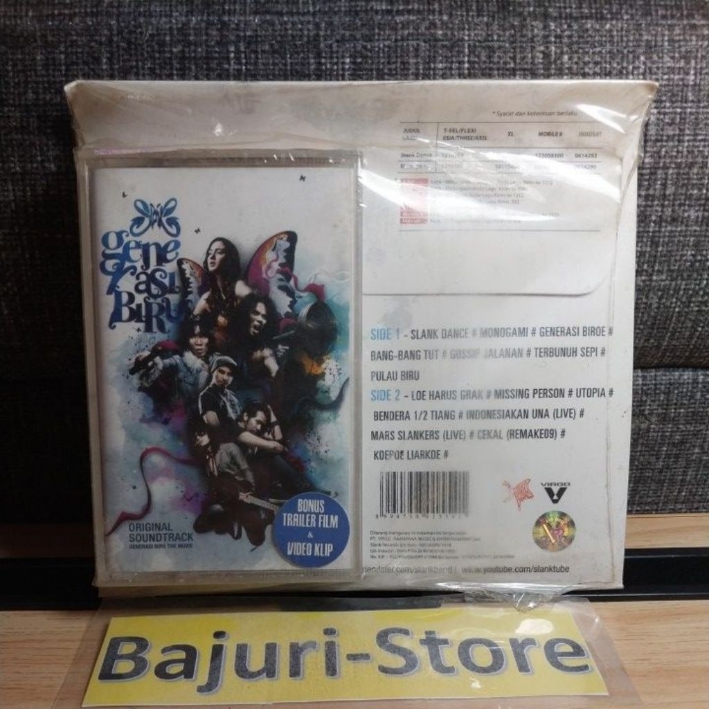 Kaset Pita Slank Deluxe Edition ( + VCD ) / " Generasi Biru" /Segel/Sealed/Original/Rare Item