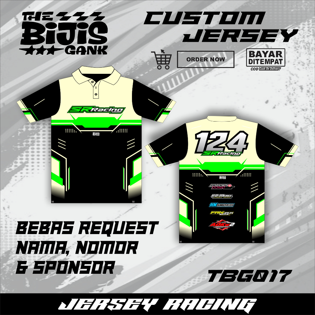 JERSEY RACING Jersey Racing Custom Full Printing Jersey Balap Racing Bebas Custom Jersey Team Racing