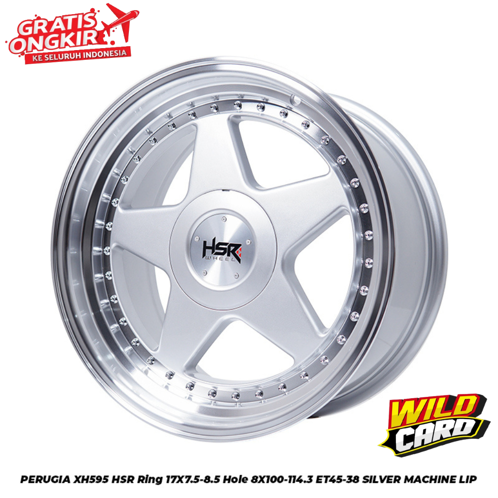 Jual Velg Celong R17HSR Perugia untuk Mobil Jazz Evalia Grand Livina DLL