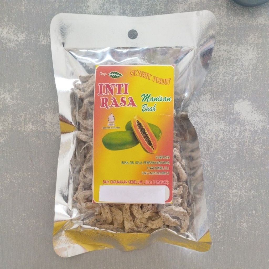 

manisan buah pepaya inti rasa