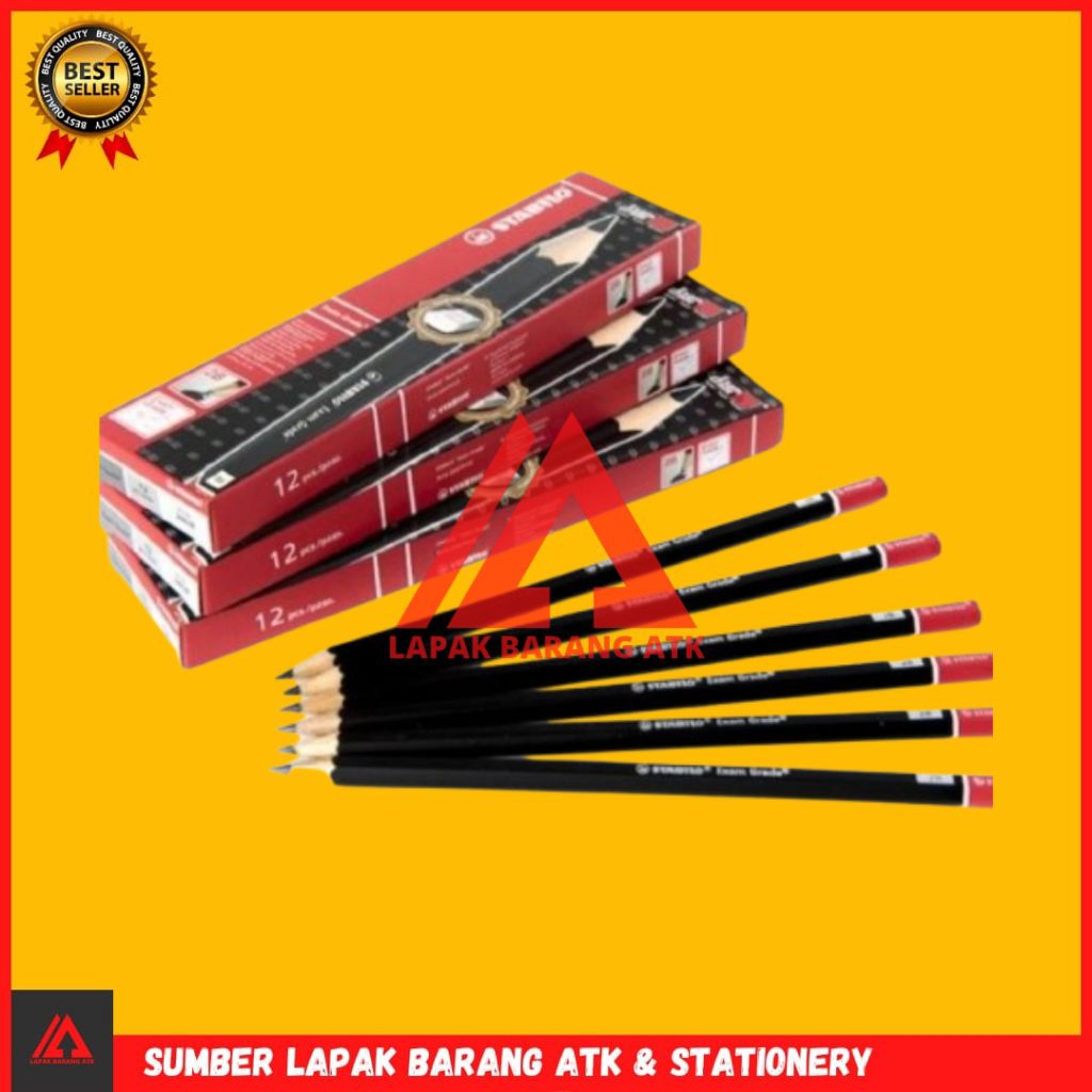 

Pensil Serut 2B Stabilo / Pensil 2B Ujian