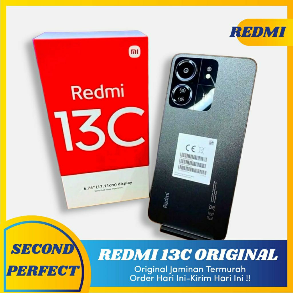 Redmi 13C 6/128GB Batang Second Hp Murah Original