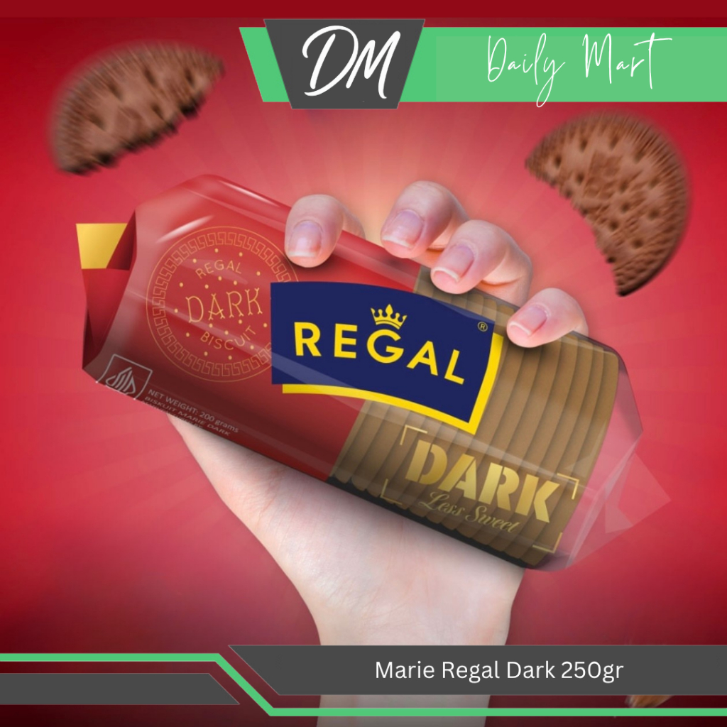 

Marie Dark 250gr - Biskuit Marie Tutung Lebih Rendah Gula Enak Murah Sehat