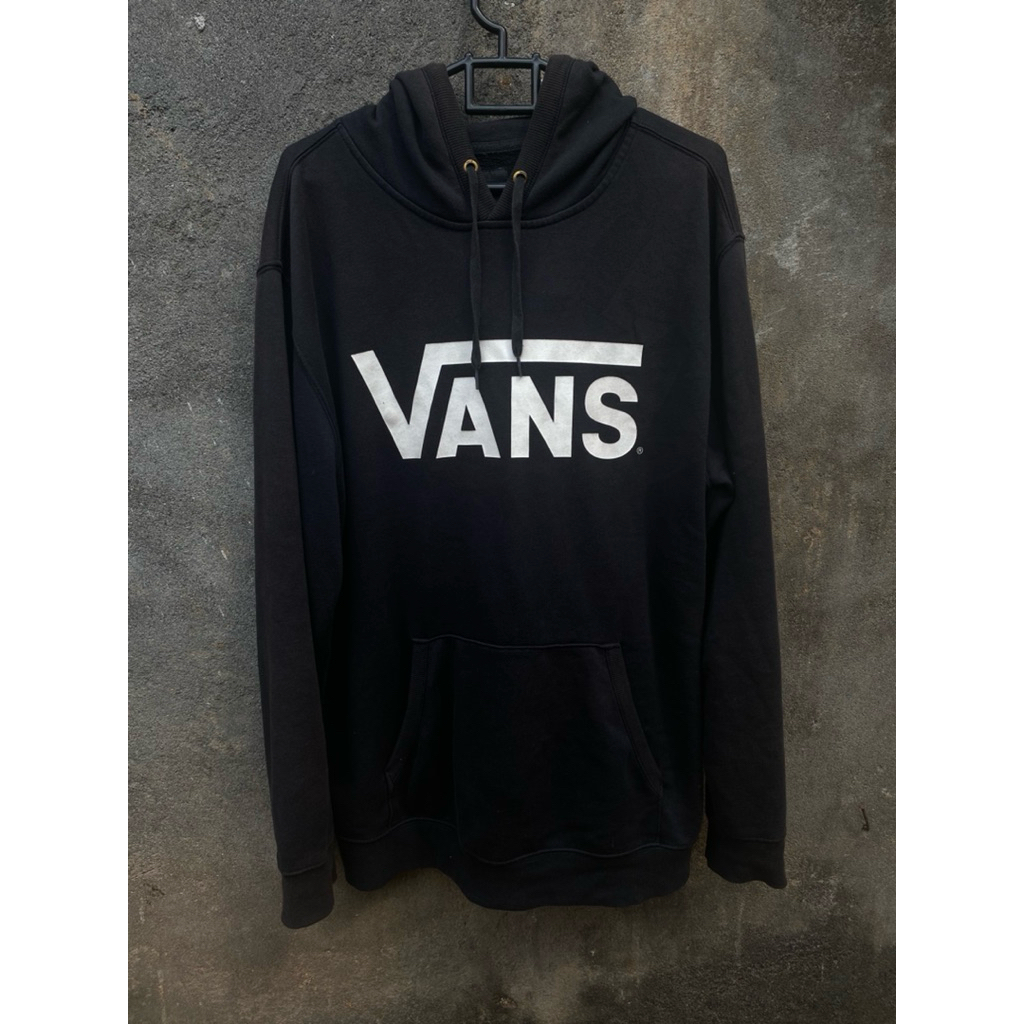 hoodie vans hitam original