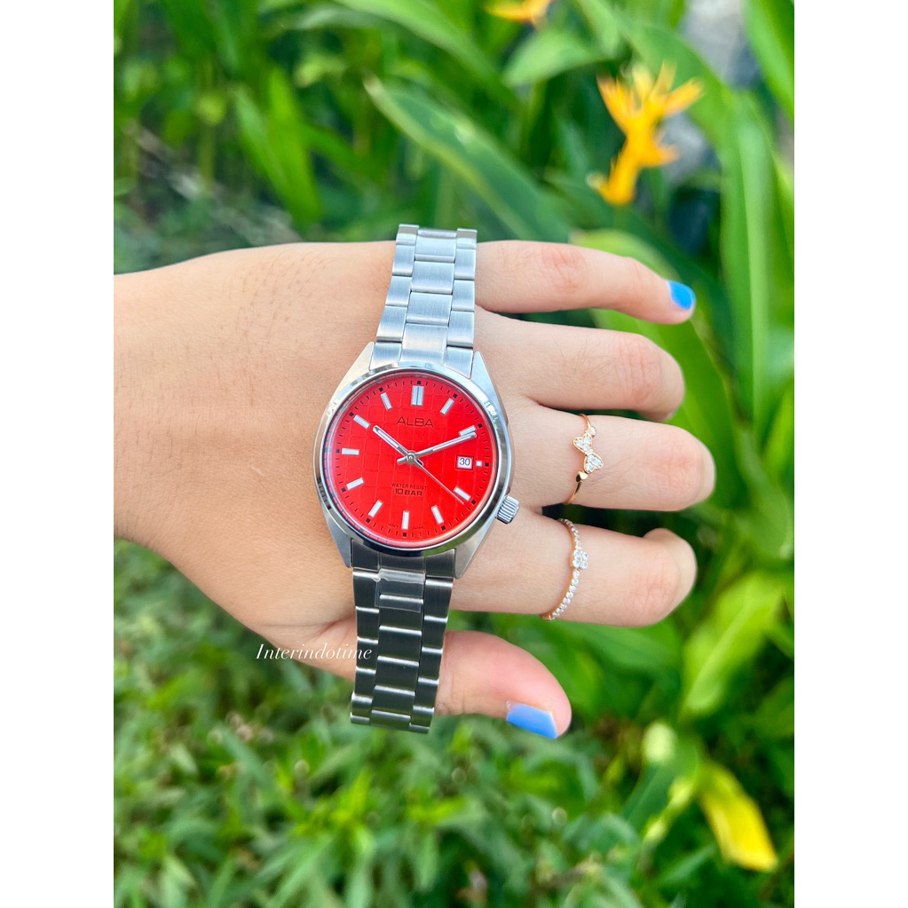 ALBA WANITA RASPBERRY ORIGINAL READY STOCK AG8M39X1