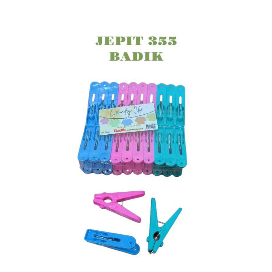 [PAK] ISI 20 PCS JEPIT BAJU BADIK BD-355/JEPITAN PAKAIAN READY MAKASSAR