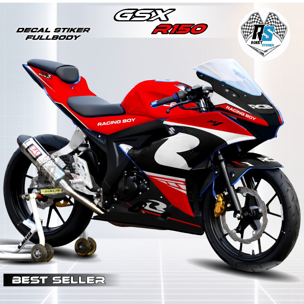 Terlaris!! Decal sticker GSX R150/ Motif Racing RCB