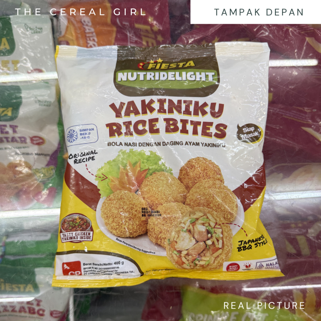 

[KONDISI BARU - 100% ORIGINAL] FIESTA Nutridelight Yakiniku Rice Bites 400gr