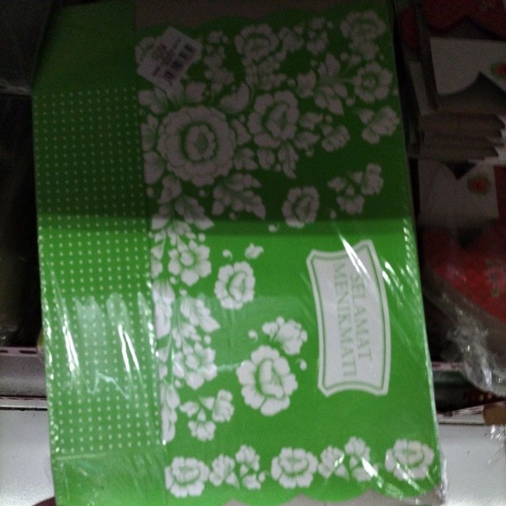 

kemasan makanan selamat menikmati 10 butir