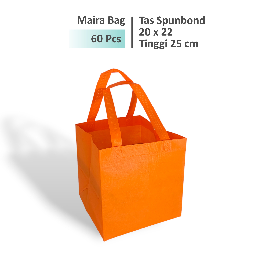 

(60 Pcs) Tas Hajatan 20x22 Tinggi 25 cm / Untuk Box Nasi uk 20x20 cm