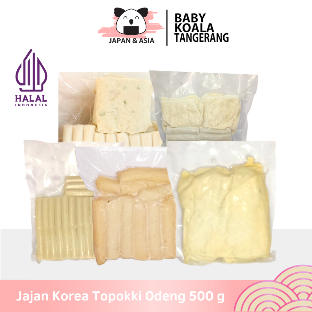 

JAJAN KOREA Topokki & Odeng 500 g Halal | Paket Hana Du Hotbar -BKT