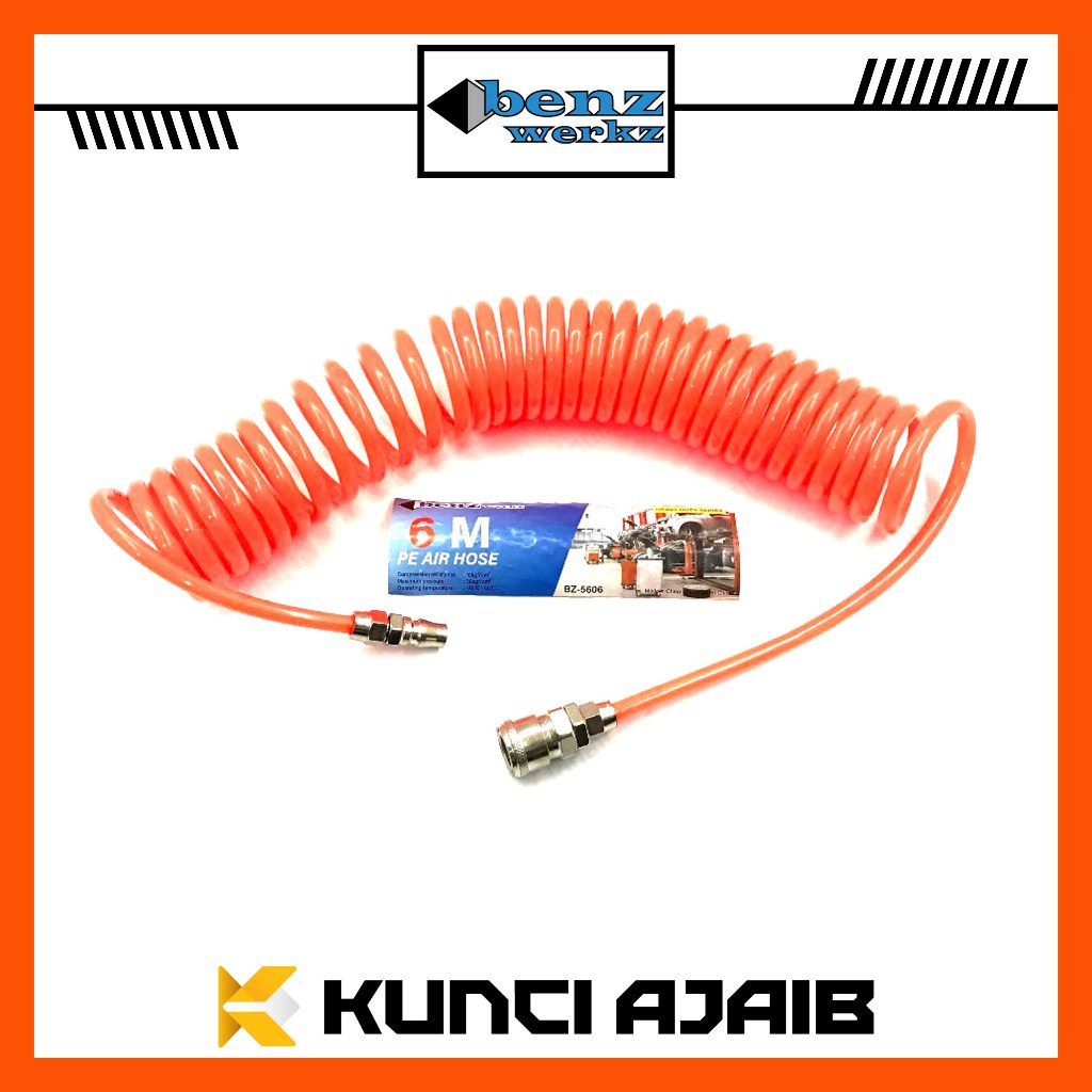 BENZ BZ-5606 Recoil Hose 6 Meter - Selang Angin Kompresor Spiral