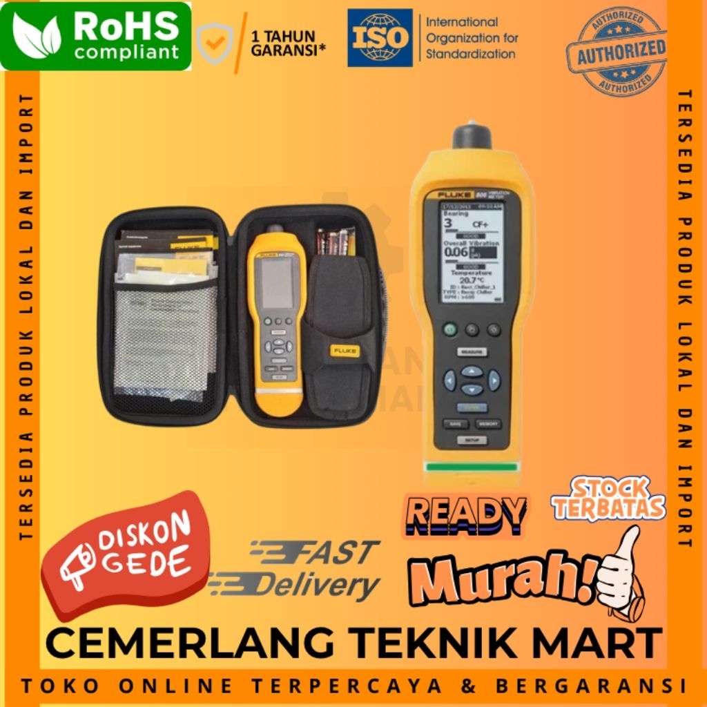 READY Fluke 805 VIbartion METER WITH Fluke connect fluke 805 ORIGINAL