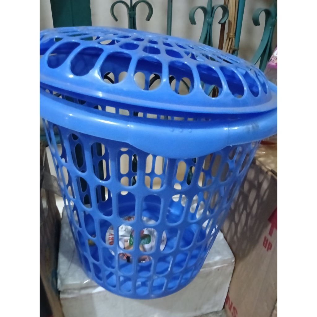 LAUNDRY BASKET SHINPO. KERANJANG LAUNDRY TUTUP. TEMPAT BAJU KOTOR TUTUP. LAUNDRY BASKET TUTUP. TEMPA