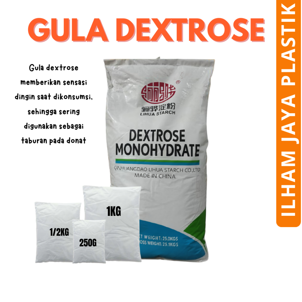 

GULA DINGIN DONAT / GULA DONAT/ DEXTROSA SUGAR REPACK 250gr-500Gr-1kg