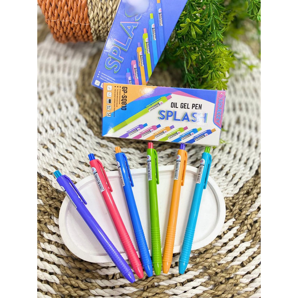 

Pulpen Oil GEL Pen GP-SQ810 SQUEEZY