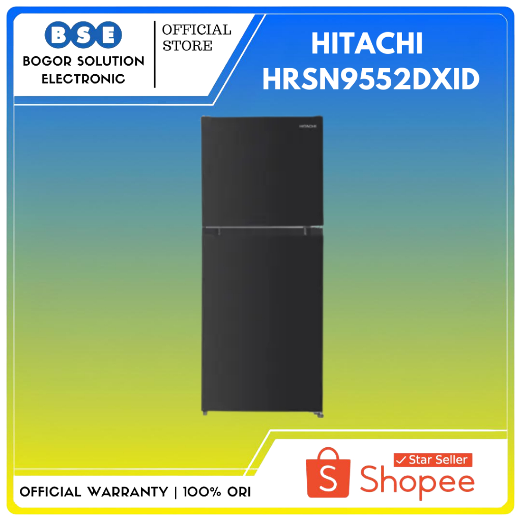 Kulkas Hitachi 2 Pintu HRTN5198MDXID 181 Liter Kulkas Hitachi Inverter [ORIGINAL]