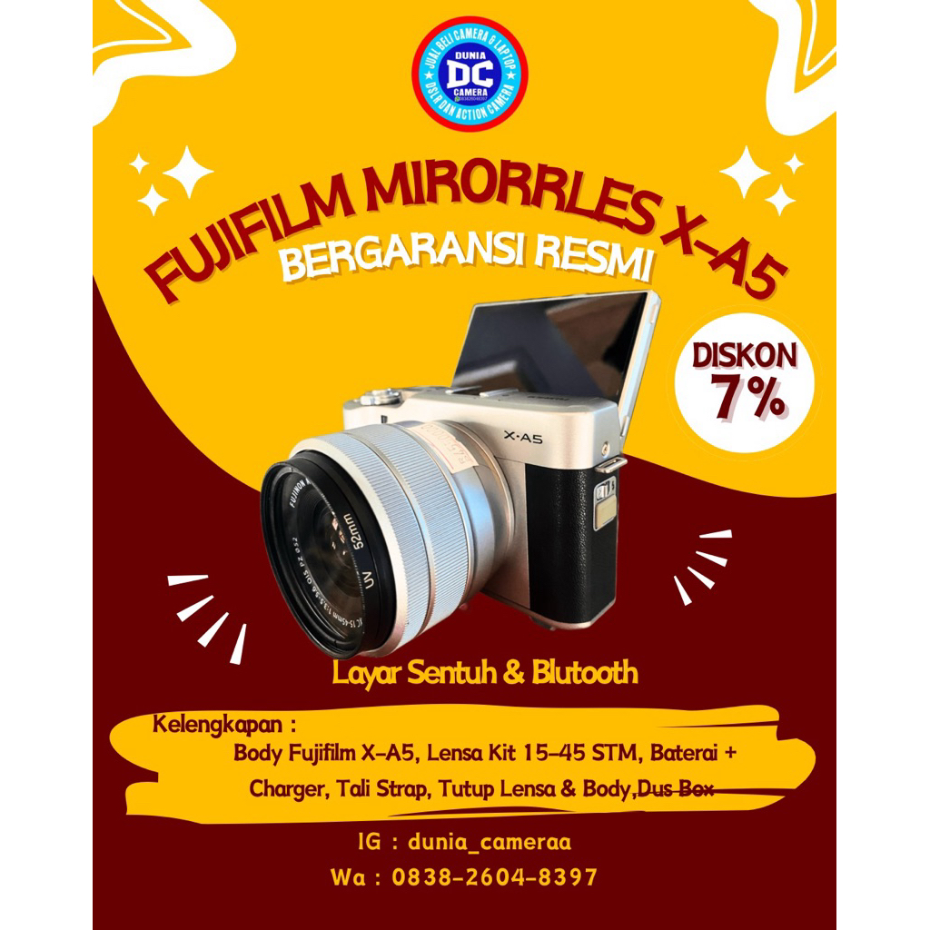 Fujifilm X-A5 second