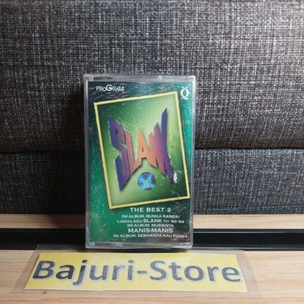 Kaset Pita Slank / "The Best 2" /Segel/Sealed/Original/Tanpa PPN, Diganti dgn Hologram/