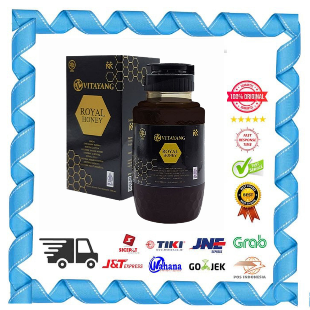 

Vitayang Royal Honey – Madu Herbal Premium dengan Royal Jelly & Ginseng Bantu Jaga Imunitas & Stamina Harian Original KK Indonesia