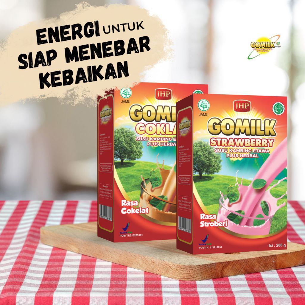 

[Bariklana] Gomilk Susu Kambing Etawa Plus Herbal Kelor + Mengkudu + Daun Salam Melancarkan ASI dan Menambah Nafsu Makan Anak