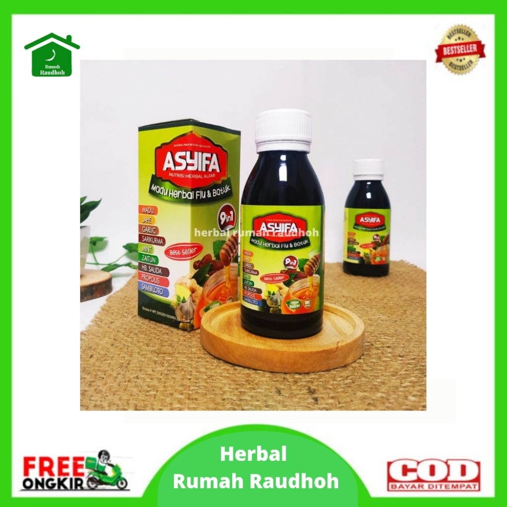 

MADU HERBAL FLU & BATUK ASYIFA 9 IN 1 - ATASI FLU & BATUK