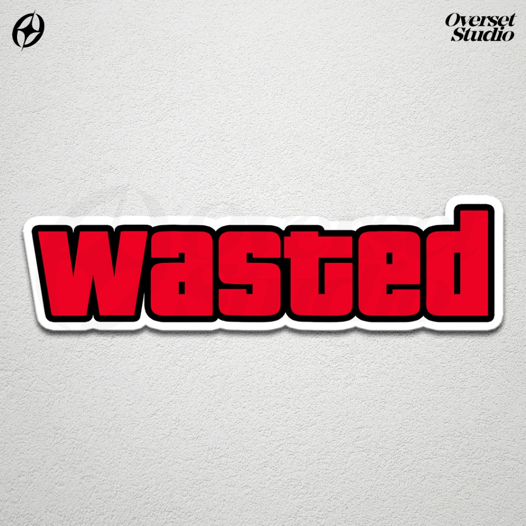 

(GRATIS ONGKIR & COD) Stiker Sticker Wasted GTA San Andreas / Stiker Rockstar Games GTA Wasted / Sticker Vinyl Glossy GTA / Sticker Aesthetic / Sticker Band / Stiker Brand Lokal / Stiker Satuan / Sticker Custom / Sticker Helm / Stiker Anti Air