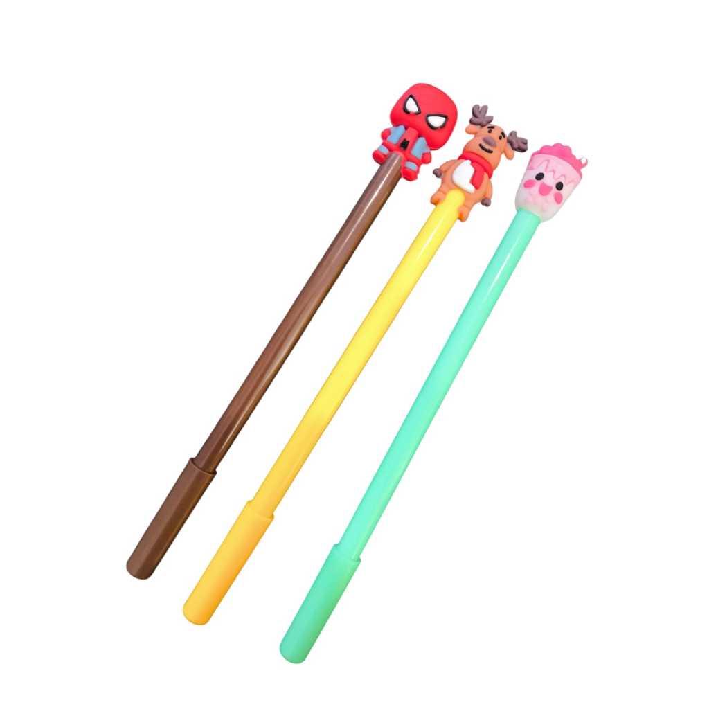 

(BISA COD) PULPEN GEL KARAKTER LUCU / PENA KARAKTER LUCU / BOLPEL GEL / PULPEN LUCU UNIK