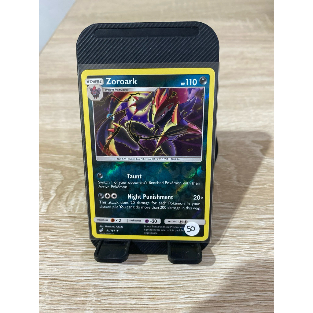 Kartu Pokemon English Zoroark 91/181