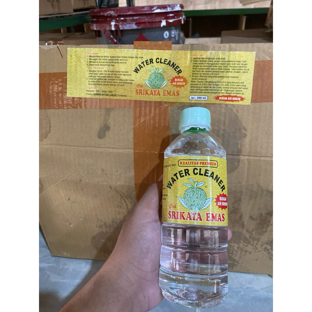 WATER CLEANER SRIKAYA EMAS Pembersih dan Penghilang Bau Tidak Sedap