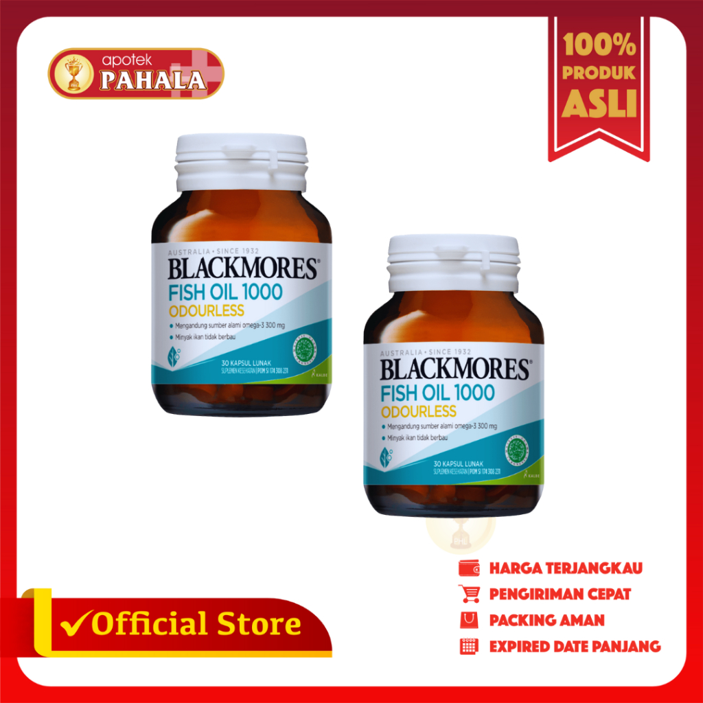 Blackmores Fish Oil 1000 Odourless 30 Tab